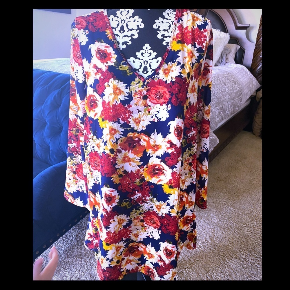 Floral Long Sleeve Dress